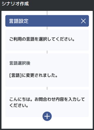 シナリオ作成